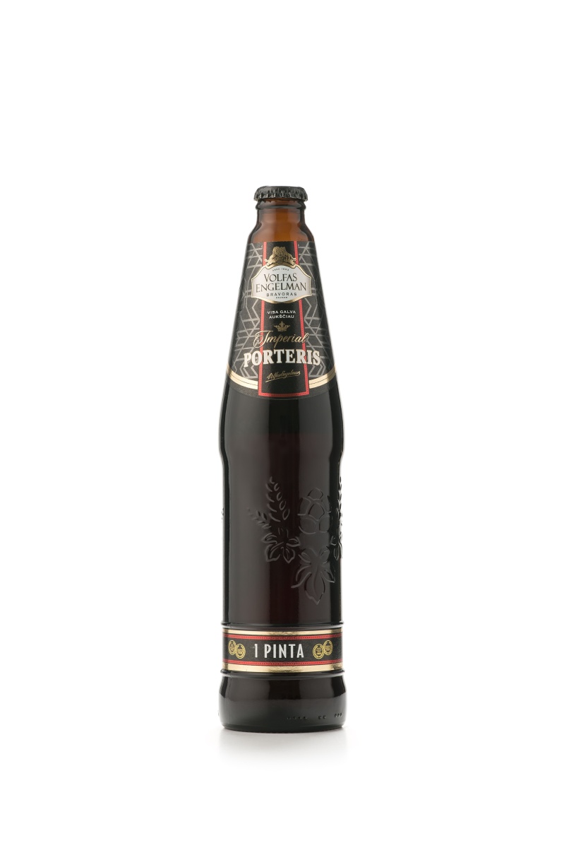 Пиво Вольфас Энгельман Портерис Пинта, темное, фильтрованное, 0.568л